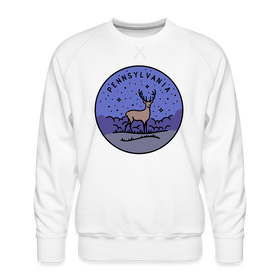 Premium Pennsylvania Sweatshirt - Men's Sweatshirt - white