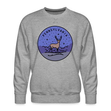 Premium Pennsylvania Sweatshirt - Men's Sweatshirt - heather grey