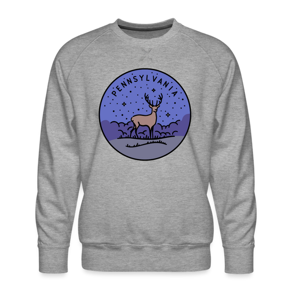 Premium Pennsylvania Sweatshirt - Men's Sweatshirt - heather grey