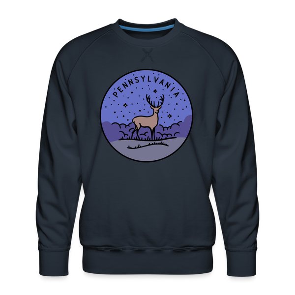 Premium Pennsylvania Sweatshirt - Men's Sweatshirt - navy