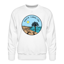 Premium South Carolina Sweatshirt - Men's Sweatshirt - white