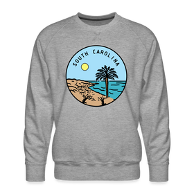 Premium South Carolina Sweatshirt - Men's Sweatshirt - heather grey