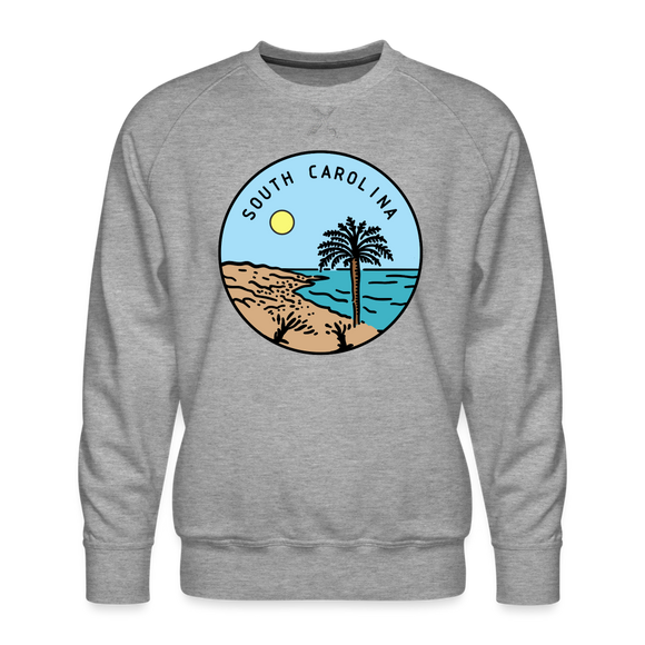 Premium South Carolina Sweatshirt - Men's Sweatshirt - heather grey