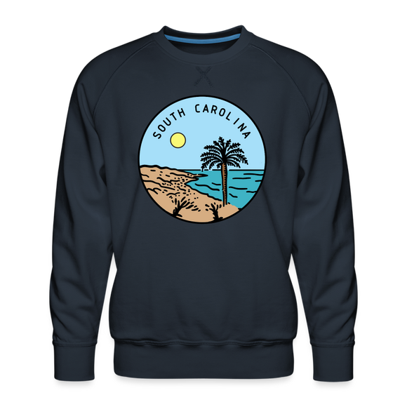 Premium South Carolina Sweatshirt - Men's Sweatshirt - navy