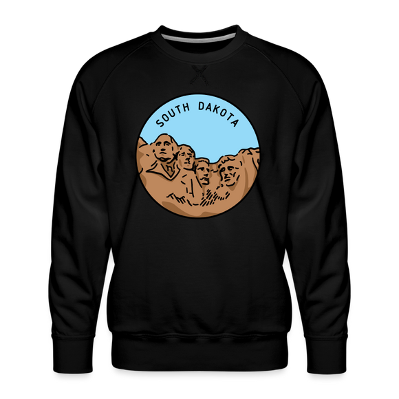 Premium South Dakota Sweatshirt - Men's Sweatshirt - black