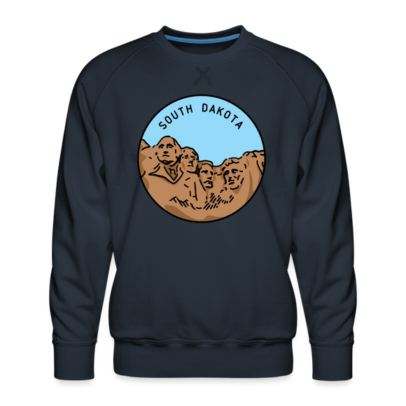 Premium South Dakota Sweatshirt - Men's Sweatshirt - navy