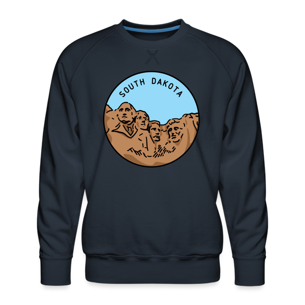 Premium South Dakota Sweatshirt - Men's Sweatshirt - navy