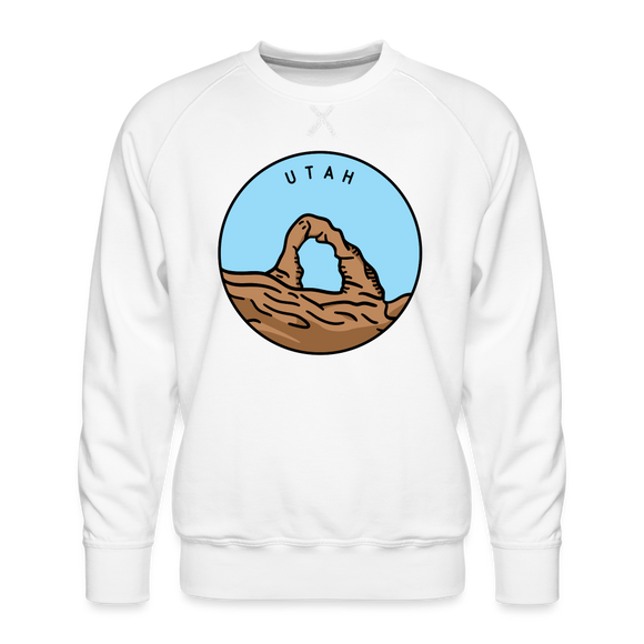 Premium Utah Sweatshirt - Men's Sweatshirt - white