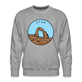 Premium Utah Sweatshirt - Men's Sweatshirt - heather grey