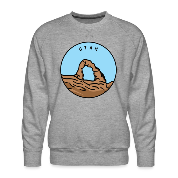 Premium Utah Sweatshirt - Men's Sweatshirt - heather grey