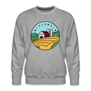 Premium Wisconsin Sweatshirt - Men's Sweatshirt - heather grey
