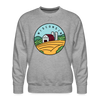 Premium Wisconsin Sweatshirt - Men's Sweatshirt - heather grey