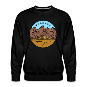 Premium Wyoming Sweatshirt - Men's Sweatshirt - black