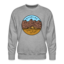 Premium Wyoming Sweatshirt - Men's Sweatshirt - heather grey