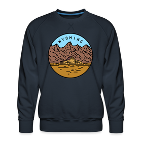 Premium Wyoming Sweatshirt - Men's Sweatshirt - navy