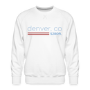 Denver Sweatshirt - Men's Colorado Sweatshirt - white