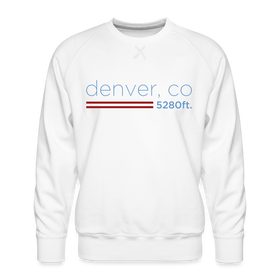 Denver Sweatshirt - Men's Colorado Sweatshirt - white