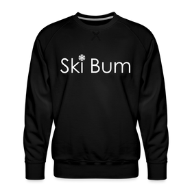 Ski Bum Sweatshirt - Men's Snow Ski Sweatshirt - black