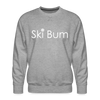 Ski Bum Sweatshirt - Men's Snow Ski Sweatshirt - heather grey