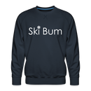 Ski Bum Sweatshirt - Men's Snow Ski Sweatshirt - navy