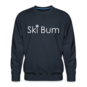 Ski Bum Sweatshirt - Men's Snow Ski Sweatshirt - navy