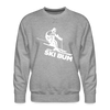 Ski Bum Sweatshirt - Men's Snow Ski Sweatshirt - heather grey