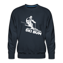 Ski Bum Sweatshirt - Men's Snow Ski Sweatshirt - navy