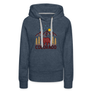 Premium Women's Colorado Hoodie - heather denim