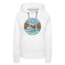 Premium Women's Alaska Hoodie - white