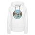 Premium Women's Alaska Hoodie - white