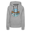 Premium Women's Alaska Hoodie - heather grey