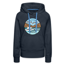 Premium Women's Alaska Hoodie - navy