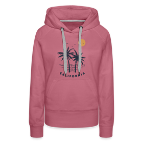 Premium Women's California Hoodie - mauve