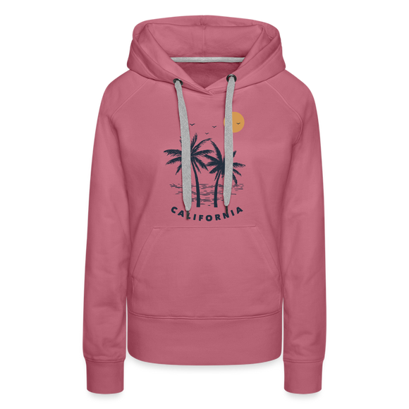 Premium Women's California Hoodie - mauve