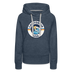 Premium Women's California Hoodie - heather denim