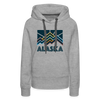 Premium Women's Alaska Hoodie - heather grey
