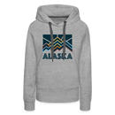 Premium Women's Alaska Hoodie - heather grey