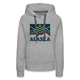 Premium Women's Alaska Hoodie - heather grey