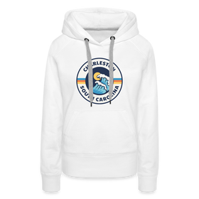 Premium Women's Charleston, South Carolina Hoodie - Women's Charleston Hoodie - white
