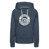 Premium Women's Charleston, South Carolina Hoodie - Women's Charleston Hoodie - heather denim