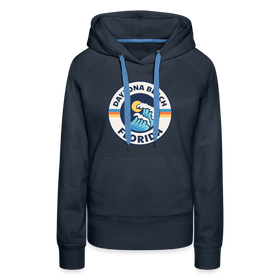 Premium Women's Daytona Beach, Florida Hoodie - Women's Daytona Beach Hoodie - navy