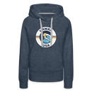 Premium Women's Hawaii Hoodie - heather denim