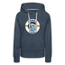 Premium Women's Hawaii Hoodie - heather denim