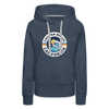 Premium Women's Laguna Beach, California Hoodie - Women's Laguna Beach Hoodie - heather denim