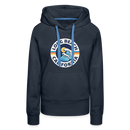 Premium Women's Long Beach, California Hoodie - Women's Long Beach Hoodie - navy