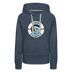 Premium Women's Miami, Florida Hoodie - Women's Miami Hoodie - heather denim