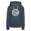 Premium Women's Newport Beach, California Hoodie - Women's Newport Beach Hoodie - heather denim