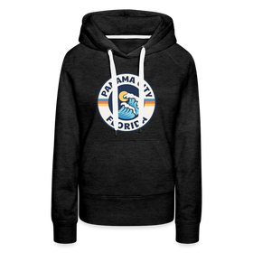 Premium Women's Panama City, Florida Hoodie - Women's Panama City Hoodie - charcoal grey