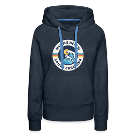 Premium Women's Myrtle Beach, South Carolina Hoodie - Women's Myrtle Beach Hoodie - navy