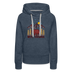 Premium Women's West Virginia Hoodie - heather denim